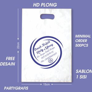 Sablon Plastik HD Plong 15x22cm